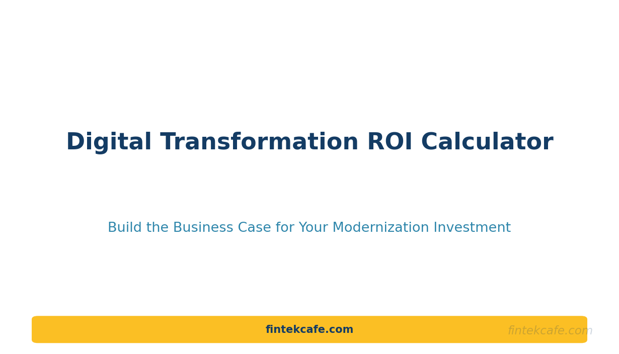 Digital Transformation ROI Calculator