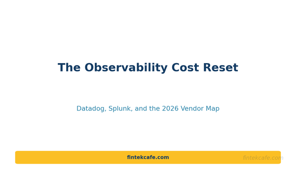 Observability Cost Explosion: Why Your Datadog and Splunk Bills Are Out of Control in 2026