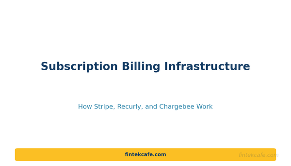 Subscription Billing Infrastructure: How Stripe, Recurly, and Chargebee Work
