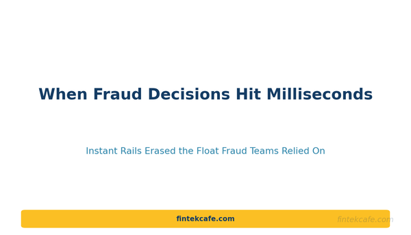 Real-Time Fraud Detection: How Payments Risk Moved to Milliseconds