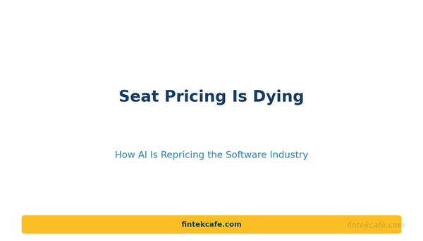 Seat Pricing Is Dying: How AI Is Repricing the Software Industry