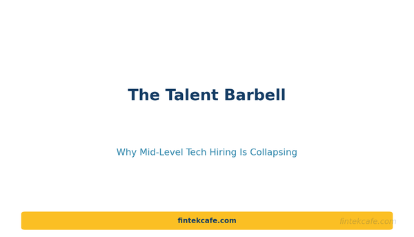 The Talent Barbell: Why Mid-Level Tech Hiring Is Collapsing and What Replaces It